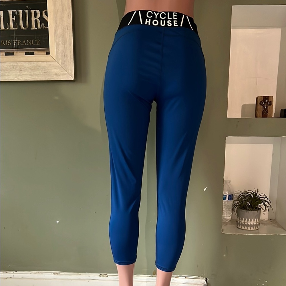 Cycle House Blue Leggings